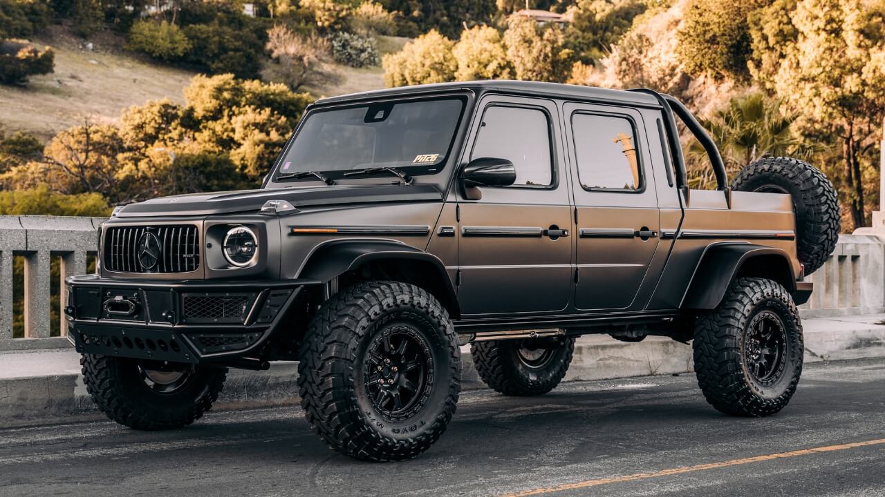 Mercedes G Wagon Pickup Truck Side View PIT26 Motorsports